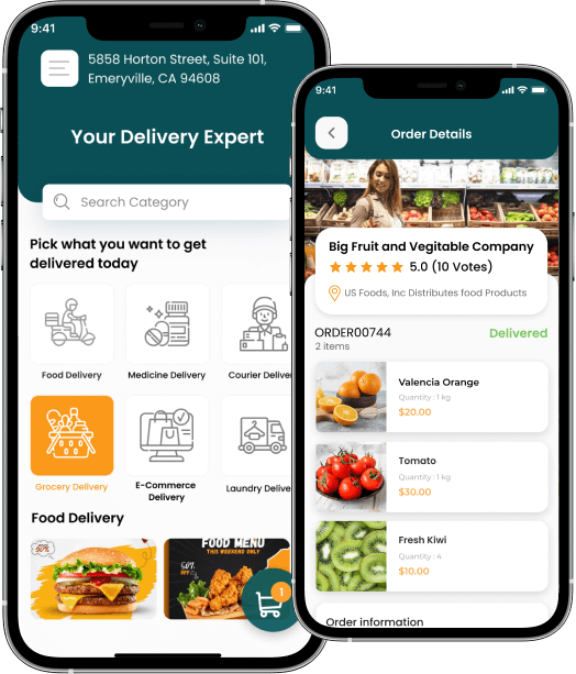 Online Grocery Delivery App
