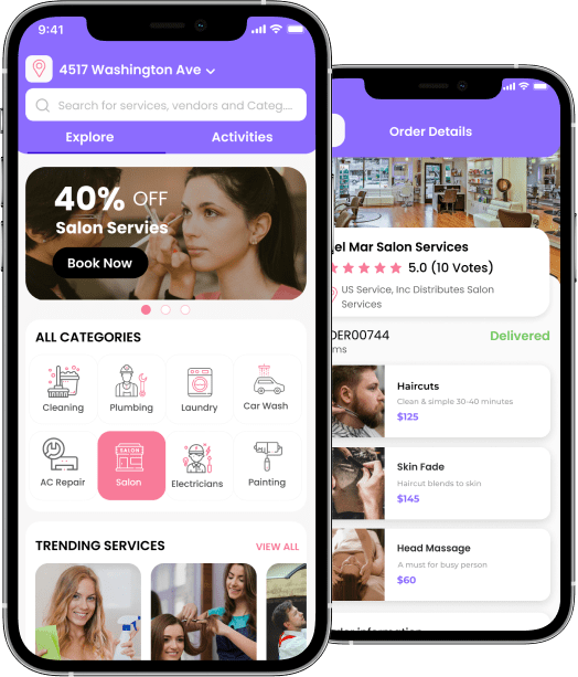 Salon Mobile App