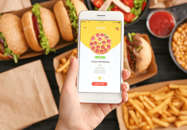Food ordering apps